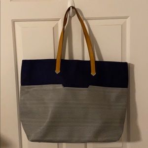 Stella and Dot Striped Breton Tote